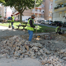 Requalificação de Calçada do Jardim de Rua de Mansabá