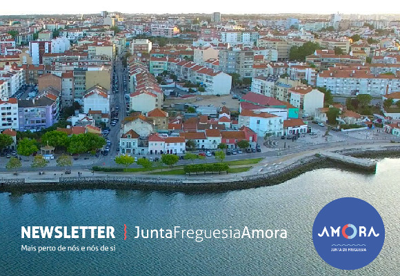 Newsletter da Junta de Freguesia de Amora com nova imagem