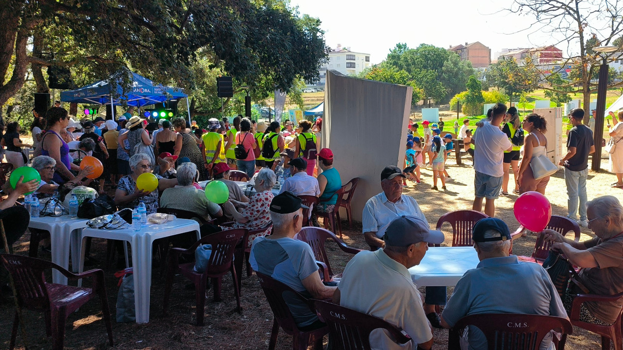 Celebração do Dia dos Avós no Parque do Serrado